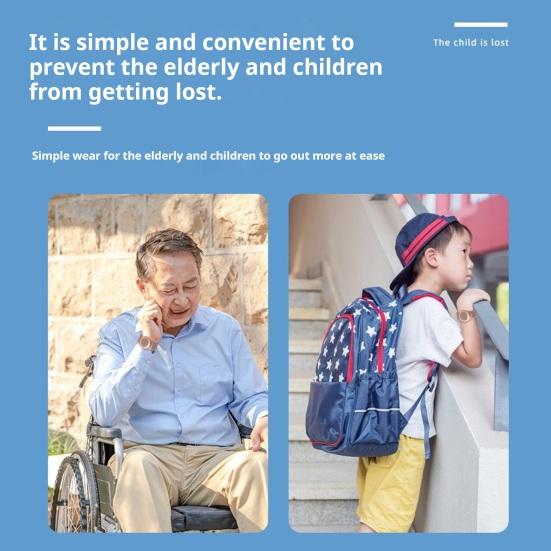 Brățară Tracker pentru Copii Husă Protectoare Rezistentă la Uzură Impermeabilă Instalare Simplă Ajustabilă Anti-Pierdere Bandă Ceas pentru AirTag