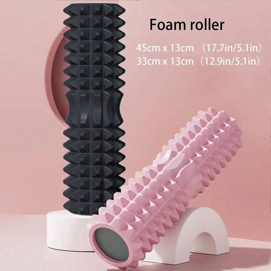Yoga Foam Roller Body Sculpting Home Gym Whole Body Muscle Massage Relaxer Sports Rehabilitation 45*12cm