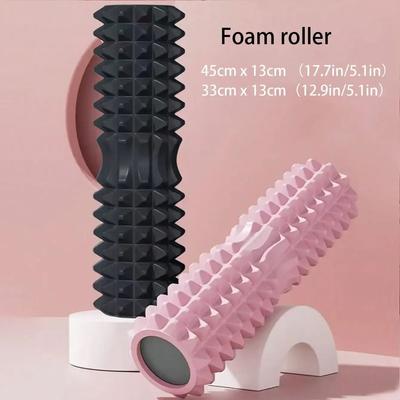 Yoga Foam Roller Body Sculpting Home Gym Whole Body Muscle Massage Relaxer Sports Rehabilitation 45*12cm