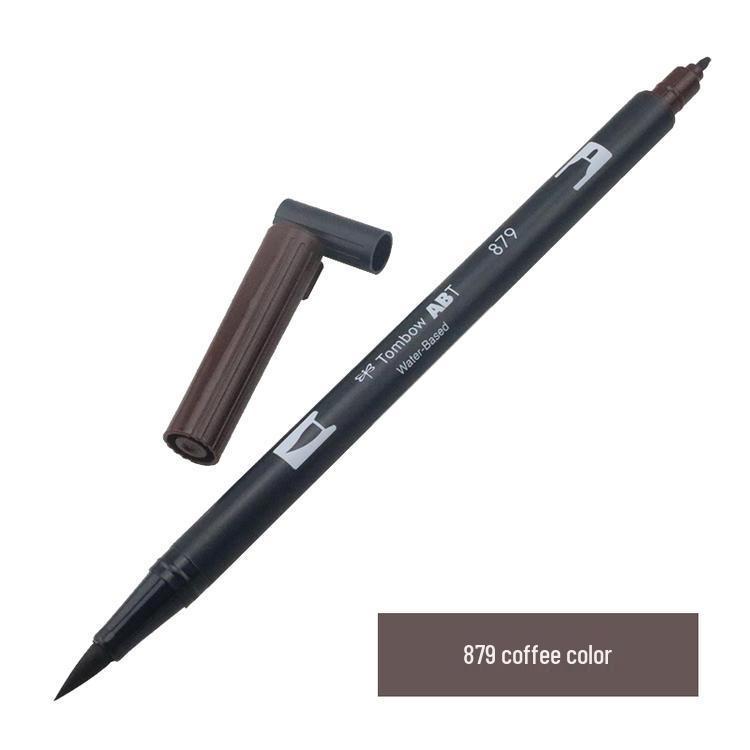 Tombow ABT Warm Color Double-Ended Watercolor Brush Pen for Students