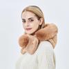 Mink Fur Hat Winter Women Thicken Warm Cap Hooded Girl Outdoor Ski Windproof Russia Soft Ear Protection Fluffy Beanies