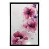 Różowe Kwiaty Na Białym Tle Różowe Kwiaty Na Białym Tle, 70X100 Cm, Bez Ramy, Płótno Premium Na Blejtramie