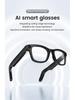 AI Smart Glasses: 800W Pixel, Object Recognition, Real-time Translation, HD Camera for Photo & Video Recording
