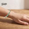 Simple Versatile Daily Accessory Obsidian Stone Bracelet for Men Women, Colorful Rock Beads Casual Travel Outfit Stackable Stretch Bracelet,