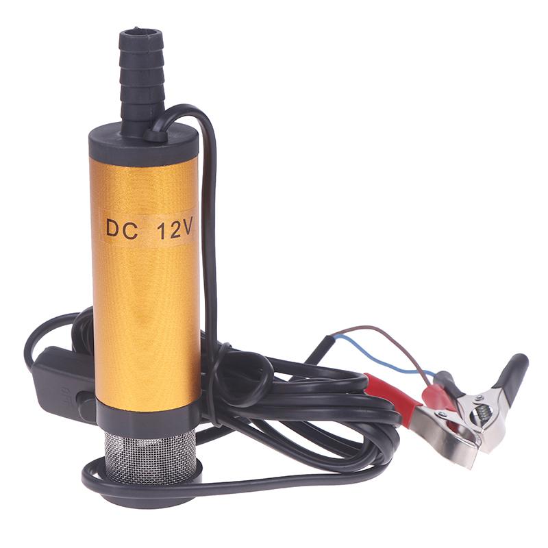 1 Adet Elektrikli Dalgıç Pompa Dizel Su Pompalamak İçin 12V Dc Çap 38Mm Elektrikli Yakıt Transfer Pompası