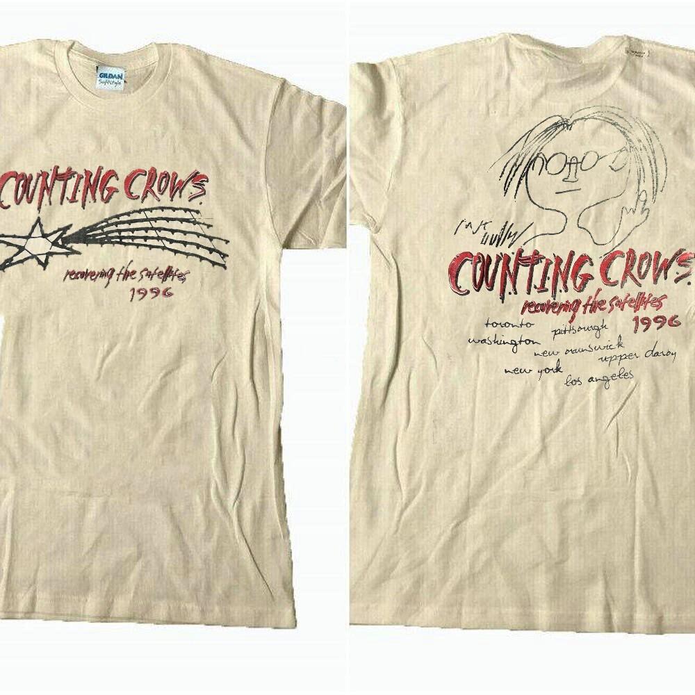 Vtg Counting Crows 1996 2 side Sand Short sleeve Remake T shirt Unisex T-Shirt XXXL