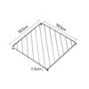 Stainless Steel Heat Resistant Kitchen Pot Mat Multi Functional Cooking Utensil Holder Drying Rack Steamer Pad for Tabletop Oven Ovenware Protection