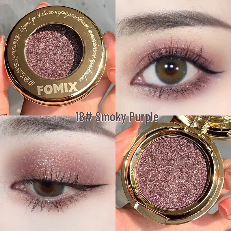 FOMIX Pearl Pumpkin Matte and Glitter Earth Tones Eyeshadow Palette