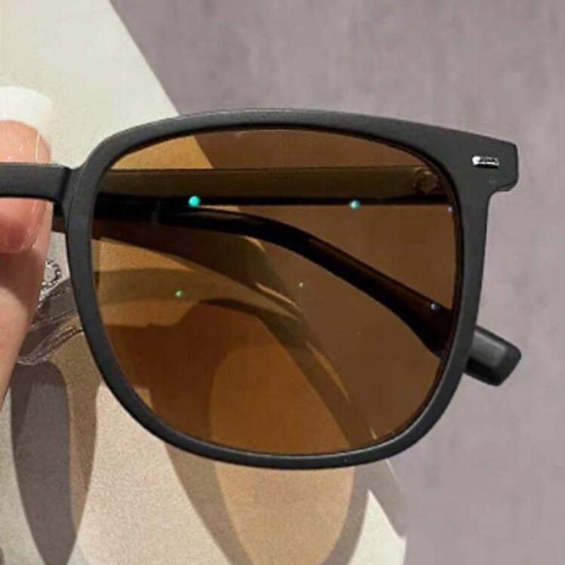 Photochromic Anti Blue Light Clear Glasses Women's Square Computer Blue Light Blocking TR90 Eyeglasses