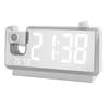 LED Projection Clock Large Display Color Screen Mirror Digital Electronic for Home Bedroom Desktop Snooze Wake Up
