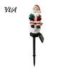 Waterproof Landscape Lighting Solar Garden Stake Light, Christmas Outdoor LED Lamp with Warm Powered Decor Glow, Decorative for Lawn Patio