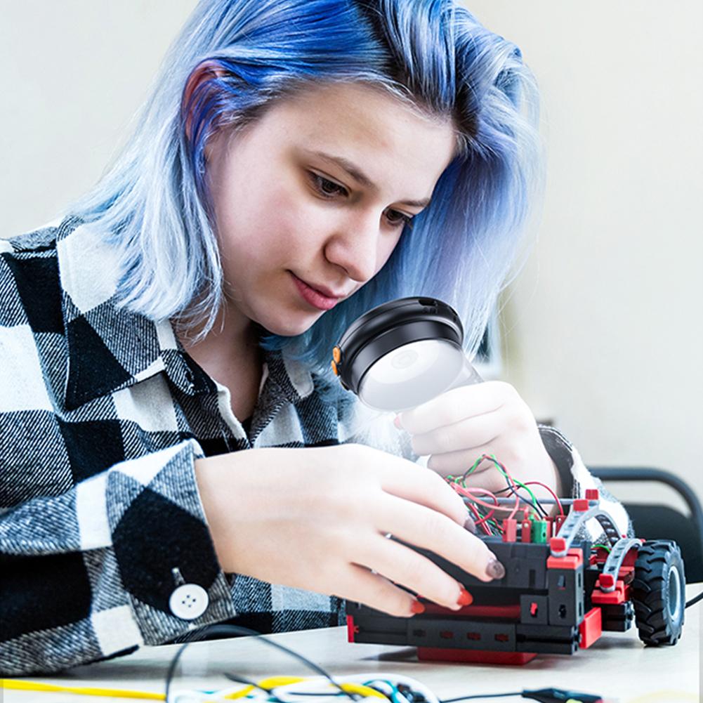 500X Magnification Digital Microscope with LED HD Electronic Coin Magnifier 2Inch IPS Screen Microscope Camera for Home Office