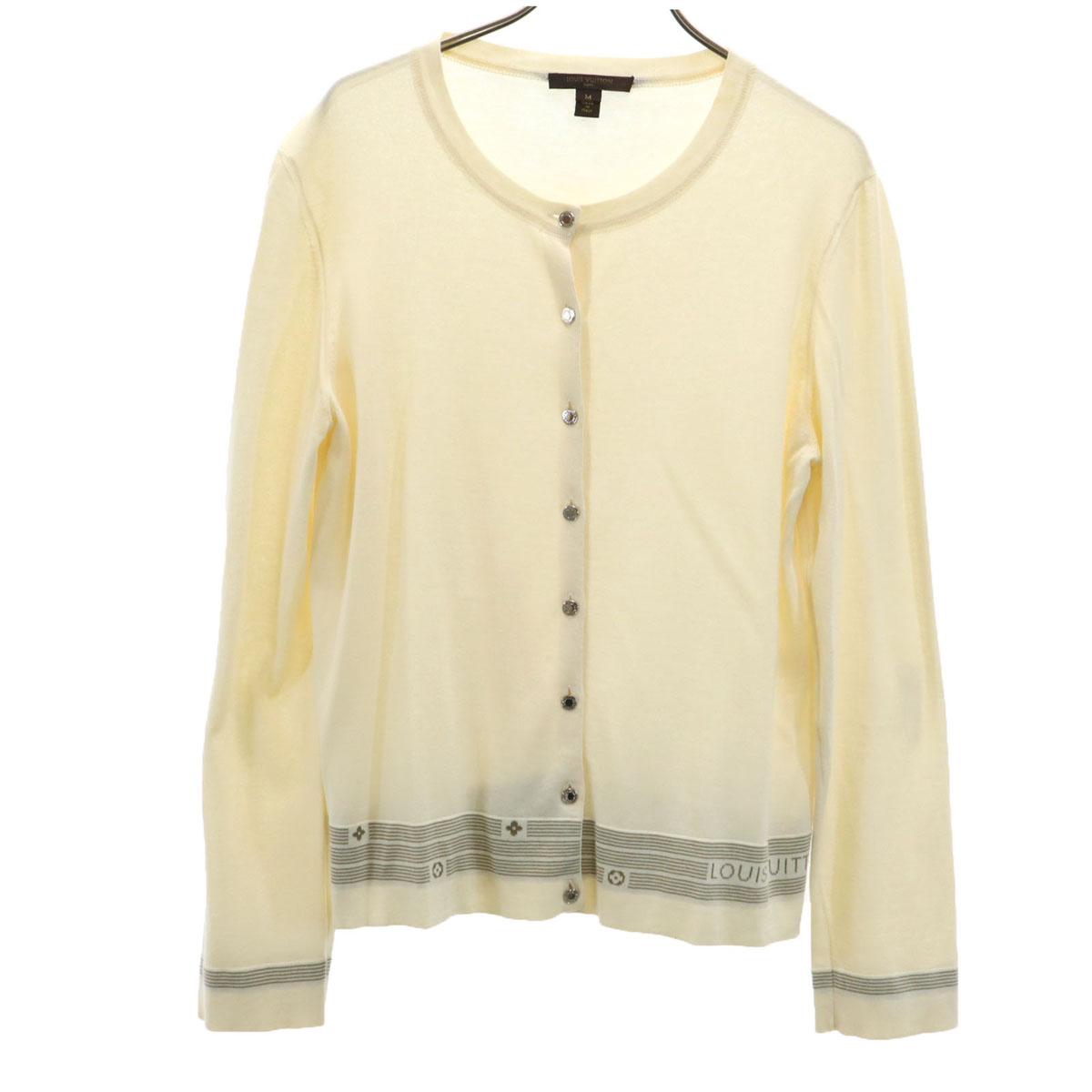 

LOUIS VUITTON made in Italy Long sleeve knit cardigan M Cream type Women Used