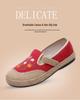 Spring Women's Ethnic Style Slip-on Espadrilles – Comfortable Old Beijing Cloth Shoes