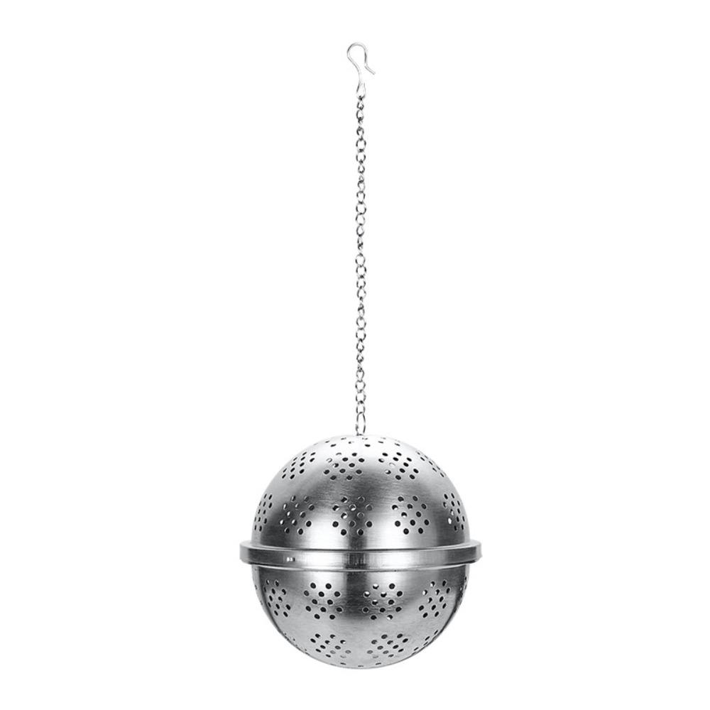 

Food Grade Materials Spice Ball with Chain Tea Ball Strainer Sphere Tea Infuser Hot Pot S