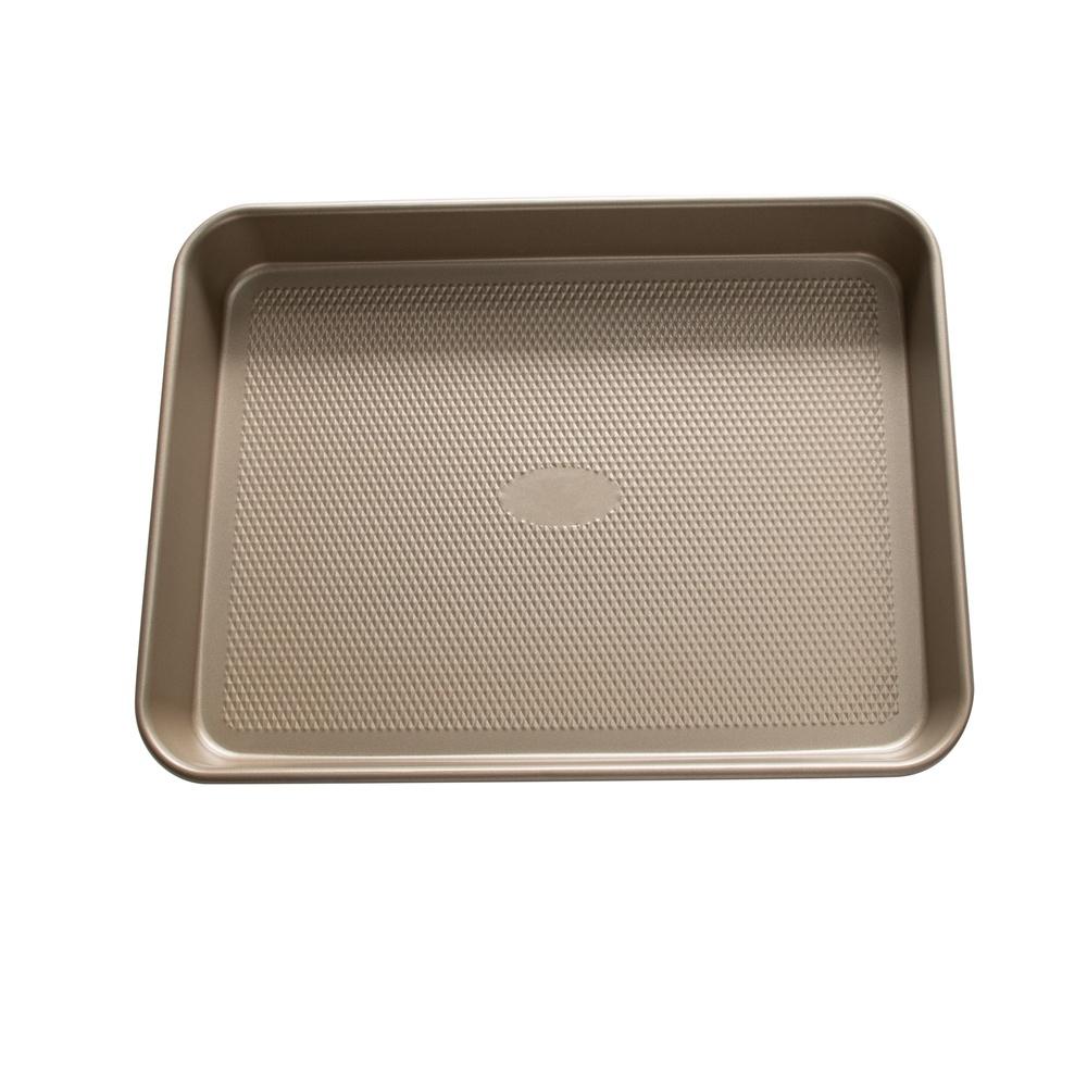 Pro Series Non-Stick Baking Pan with Diamond Base Carbon Steel Durable Kitchen Bakeware Sheet Cakes Cookies Roasting Vegetables