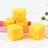 Queijo Quadrado Squishy Brinquedos de Apertar Rebote Lento Empurrar Alívio de Estresse Brinquedo Sensorial Queijo Manteiga Macio Brinquedo Fidget Presente de Natal