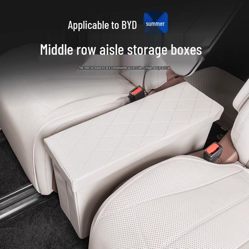 BYD Xia Second-Row Aisle Storage Box – Large Capacity Car Organizer