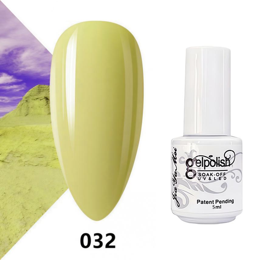 GELPOLISH Nail Art Set: Base, Top Coat, Transparent & White Gel Polishes