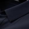 Dibinze Men's Plus Size Stretch Wrinkle-Free Embroidered Long Sleeve Shirt