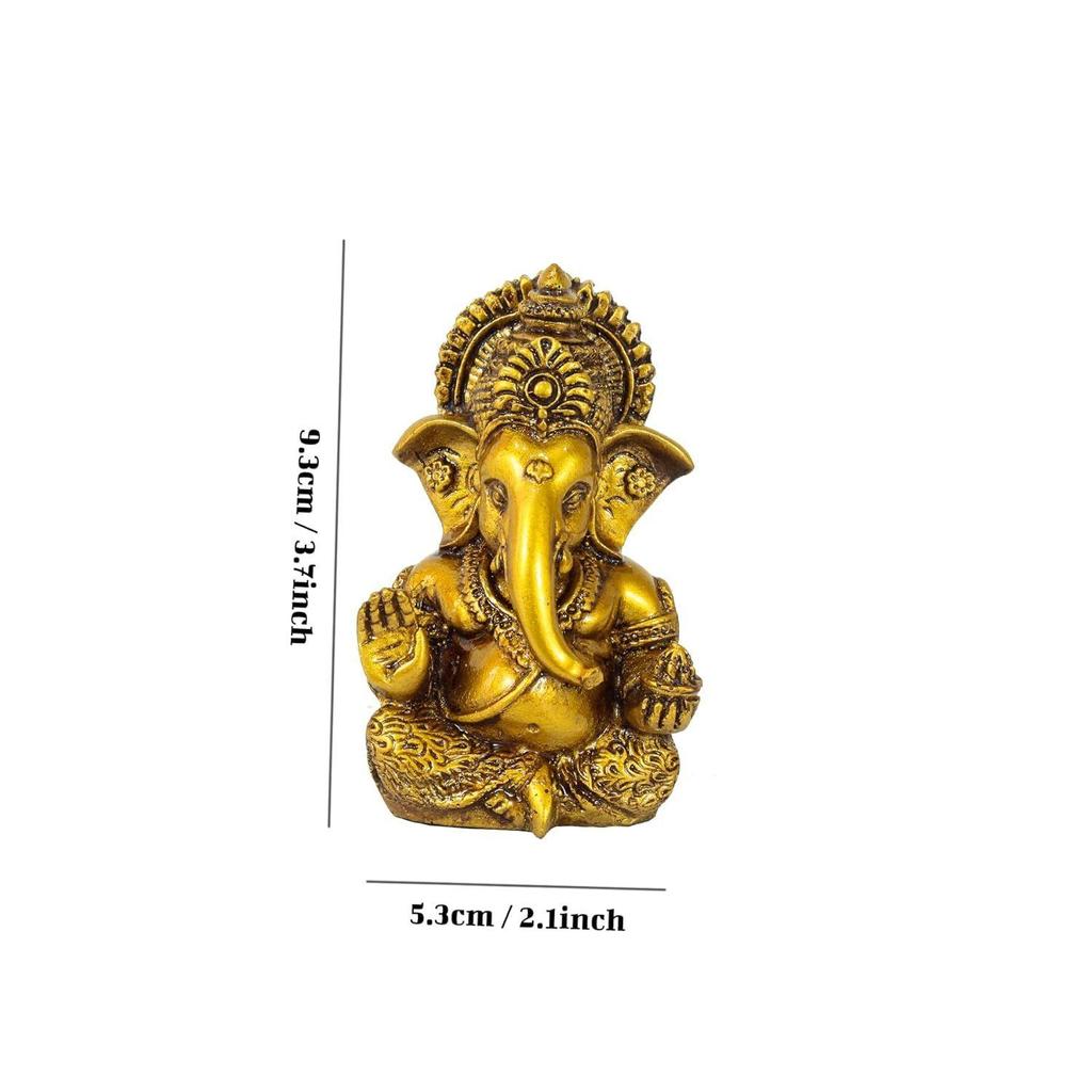 Lord Ganesh Idol for Car Dashboard Home Decor Living Room Pooja Room Office Desk Table Wall Statue Showpiece Decoration Items Gifting