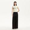Veromoda Women's 2025 Color Block Stripe Round Neck Sleeveless Knit Top