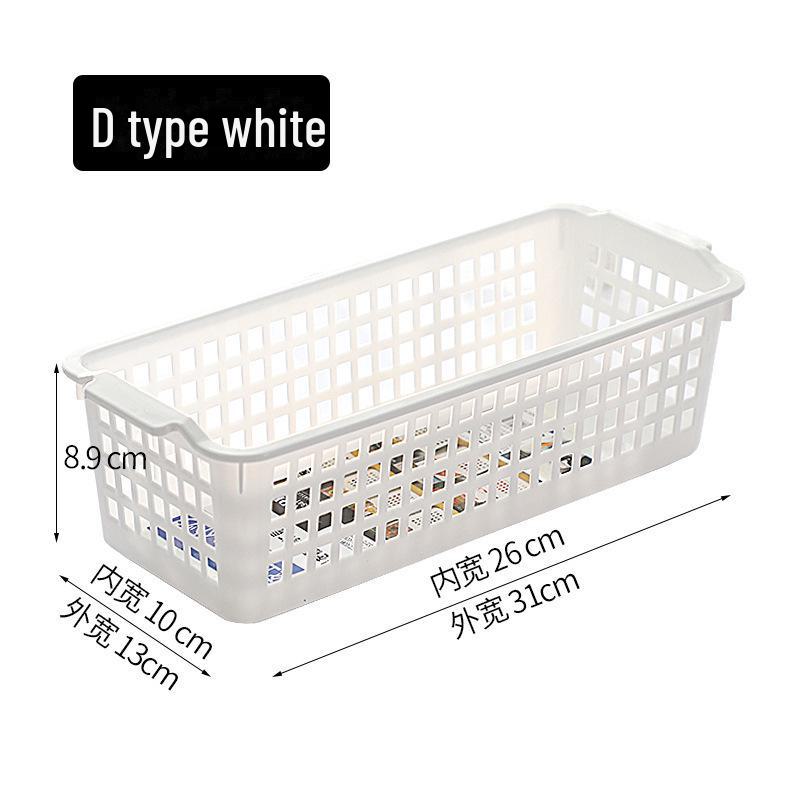 Coș clasic 5940 Hole: Coș mare de depozitare din plastic cu mâner pentru articole diverse
