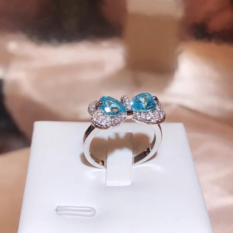 

Кольцо Anillos De Ring из стерлингового серебра S925 пробы для женщин, обручальные кольца с натуральным сапфиром, обручальное серебряное кольцо 925 пробы для женщин