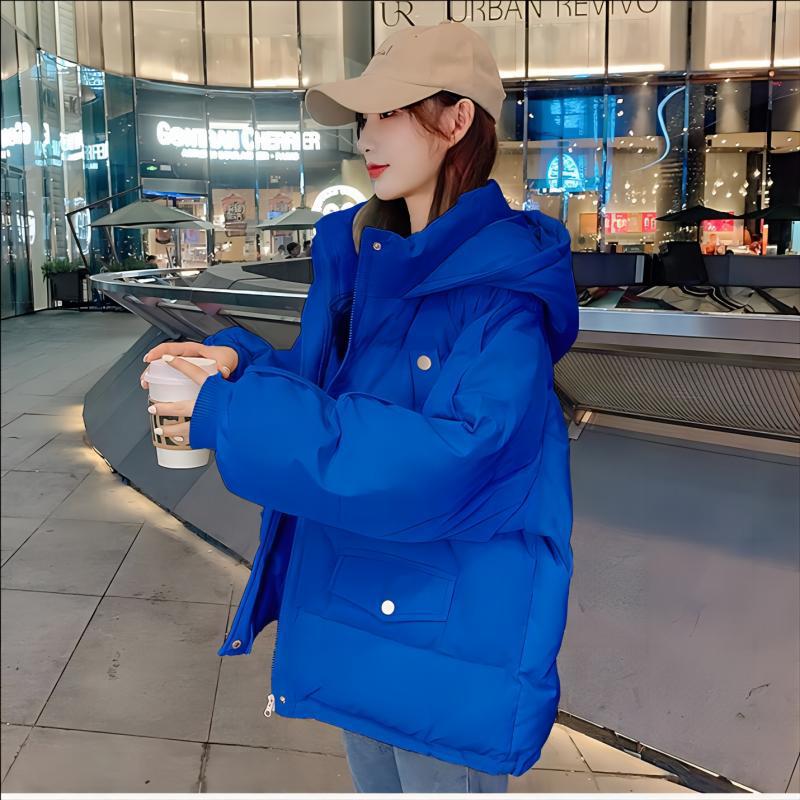 New Thickened Bread Clothes, Short Down Cotton-padded Clothes, Women's Loose Autumn and Winter Coats, Cotton-padded Jackets.