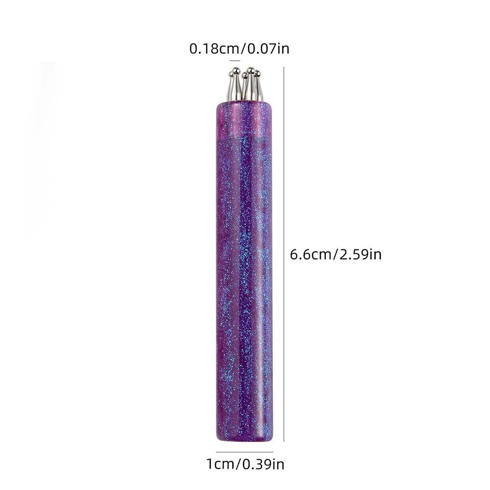 5 Petal Flower Nail Dotting Pen One Stroke Flower Design Tool Acrylic Handle Dotting Tool for DIY Nail Art Easy Nail Painting