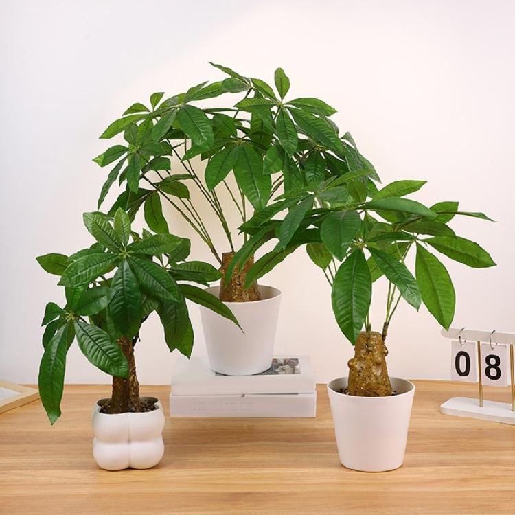 Artificial Money Plant Artificial Money Tree Potted Plant Realistic Simulation Money Tree for Indoor Decoration