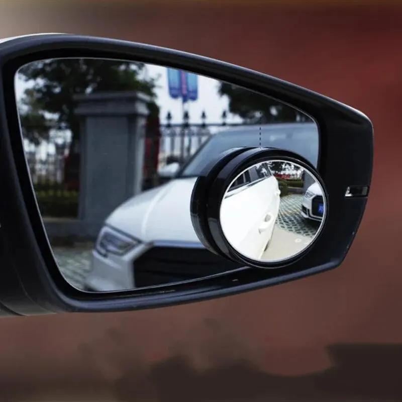 2pcs car blind spot mirror rearview mirror multifunctional rain cover 2-in-1 rain cover for rainy days expandable view driving