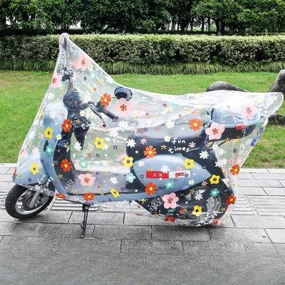 Electric Bike Sun Protection and Rain Cover, Electric Bike Rain Shield, Motorcycle Cover, Bike Cover, Rain Cover, Raincoat, Frosted