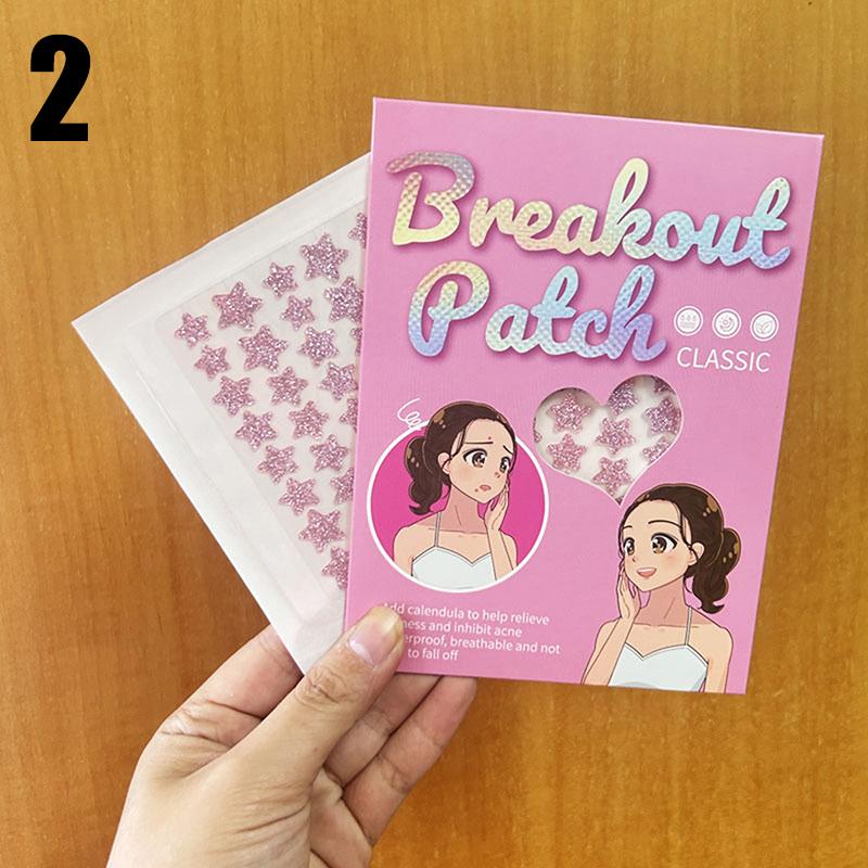 40Pcs Shining Star Pimple Patch Acne Colorful Invisible Acne Removal Skin Care Stickers Concealer Face Spot Beauty Makeup