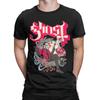 Ghost BC Band Bedruckte T-Shirts für Männer Frauen Popmusik Album 100% Baumwolle Horror Totenkopf Bedrucktes T-Shirt Kleidung
