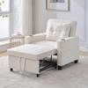 3-in-1 Pull-out Single Sofa Bed - With Cup Holders and USB Port, Sofa Lounger, Sleeper Chair, Armchair, Perfect for Small Spaces