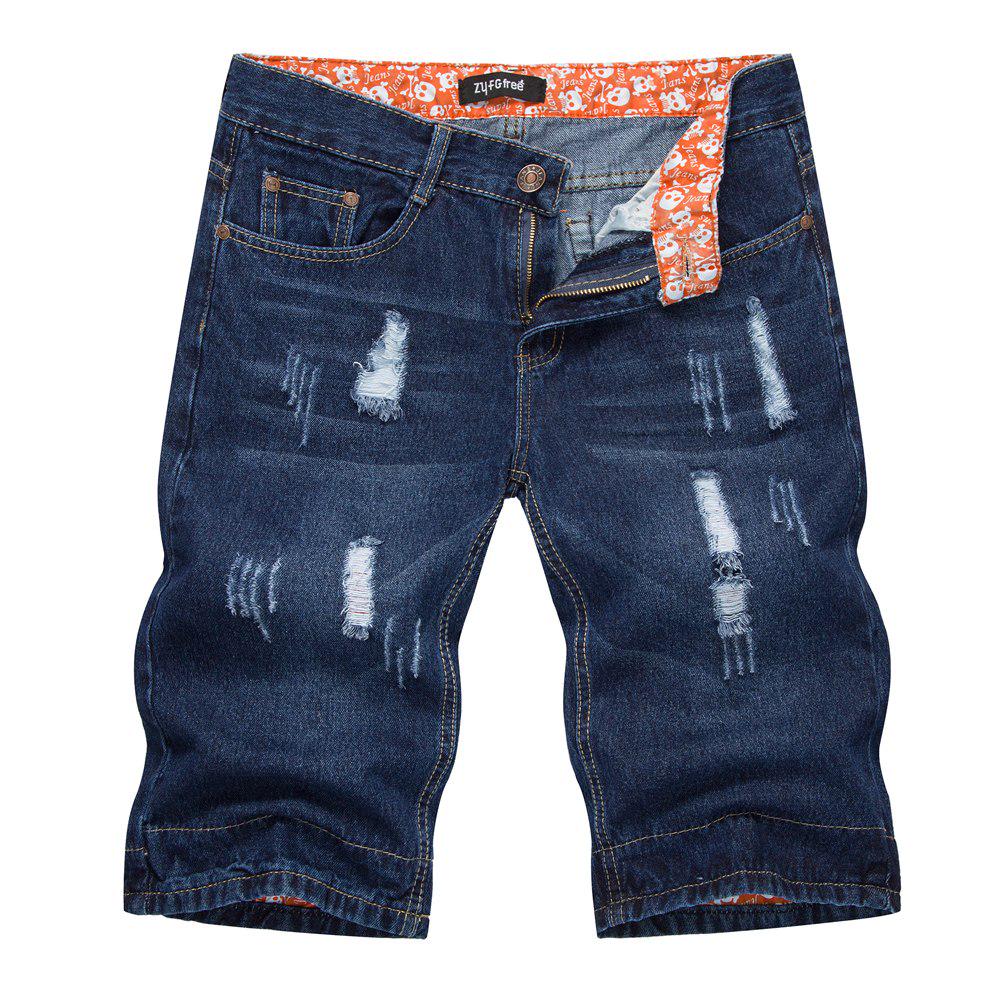 Mens Jeans Short Jeans Brand Clothing 