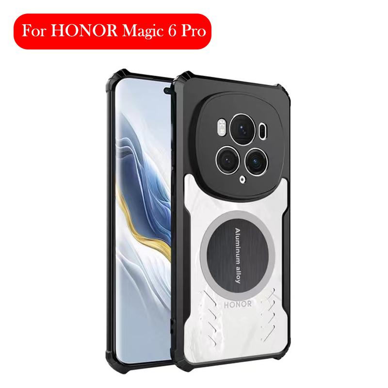 Magnetic Case For Honor Magic 6 Pro Heat Dissipation Back Cover Case For HONOR Magic 6 Pro 5g