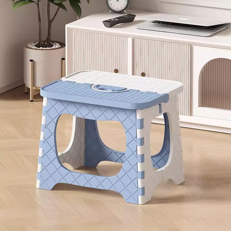 Portable Folding Stool - Compact, Lightweight, Thickened Plastic for Home, Outdoor, Picnic, and Fishing