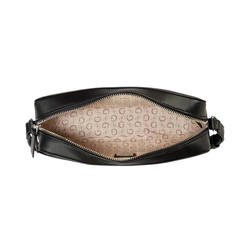 Guess McClain Mini Camera Crossbody Shoulder Crossbody SF872979 Bag, Black, Bag, Gold, (Black)