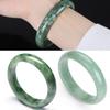 Wedding Valentine's Day Green Jade Bracelet Emeral Jewelry Charm Jewelry Natural Stone Bangle