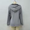Women's Fashion Casual Waffle Knit Patchwork Hoodie, Anu Self-developed European American Style Sweatshirt for Women