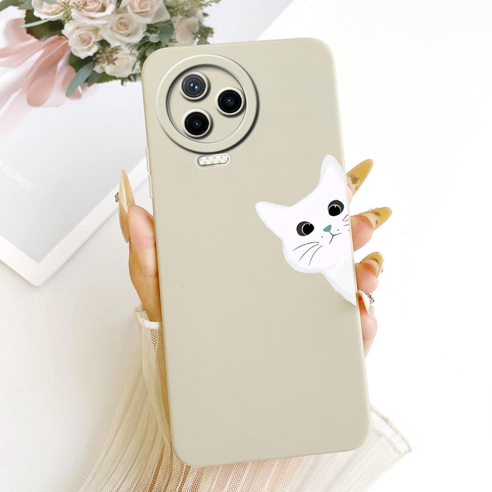 For Infinix Note 12 Pro 4G Case X676B Fashion Cartoon Cute Funny Painted Silicone Bumper For Infinix Note 12 2023 X676C Casing