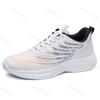 Fashion Men's Fashion Trend Soft Sole Casual Sports Shoes 2025 Autumn New Lightweight Breathable Fly Woven Shallow Mouth Chunky sneakers