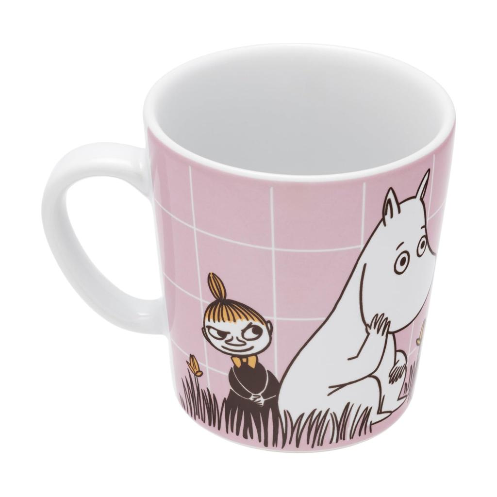 [Officially Imported] Moomin Arabia Moomin POP Mug, 0.3L, Little My (Check), Approx. 280ml