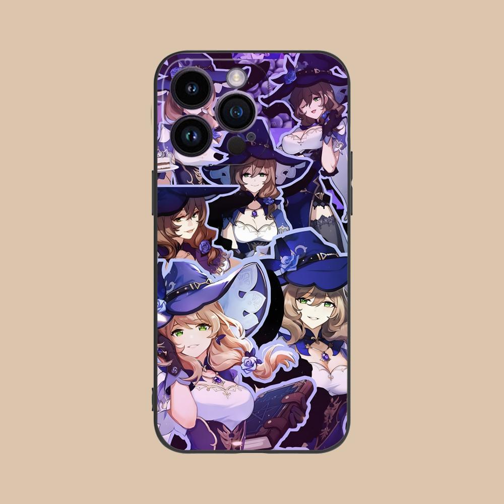 

Game GI Lisa Mobile Phone Case for iPhone 17 16 15 14 13 12 11 X XR XS 8 7 Air Pro Max Plus Mini Colorful Cover Cover Smartphone iPhone 7 Plus