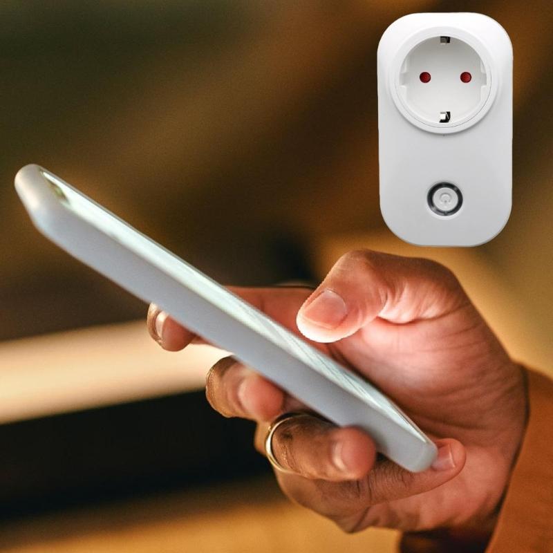 Intelligent Plugs 2.4GHz WiFi Power Socket With Mobile App Remotes Control For Home Appliances 10A 2200W/ 16A 3500W Optional