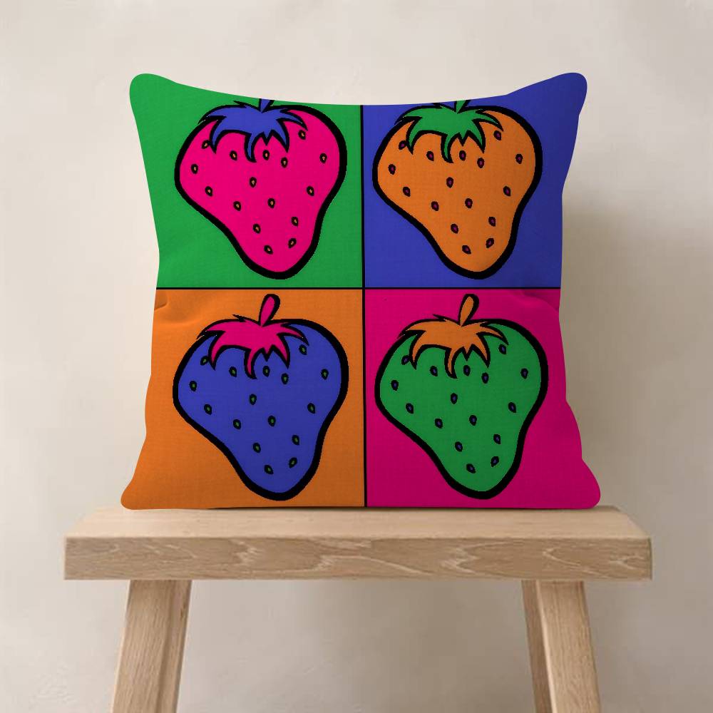 AAndy WWarhol Art Cushion Cover Car Throw Pillow Case For Sofa Car Christmas Gift