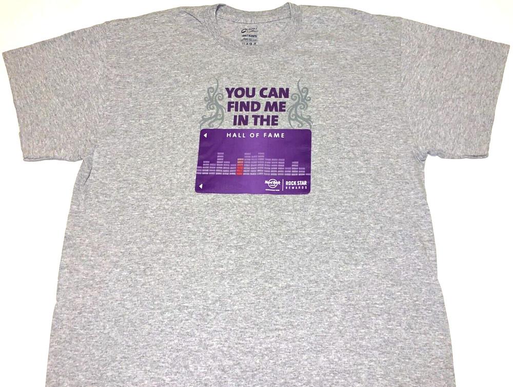 Rare Vintage Hard Rock Rocksino Northfield Park Ohio Casino HOF T-Shirt New! XL Unisex T-Shirt XXL