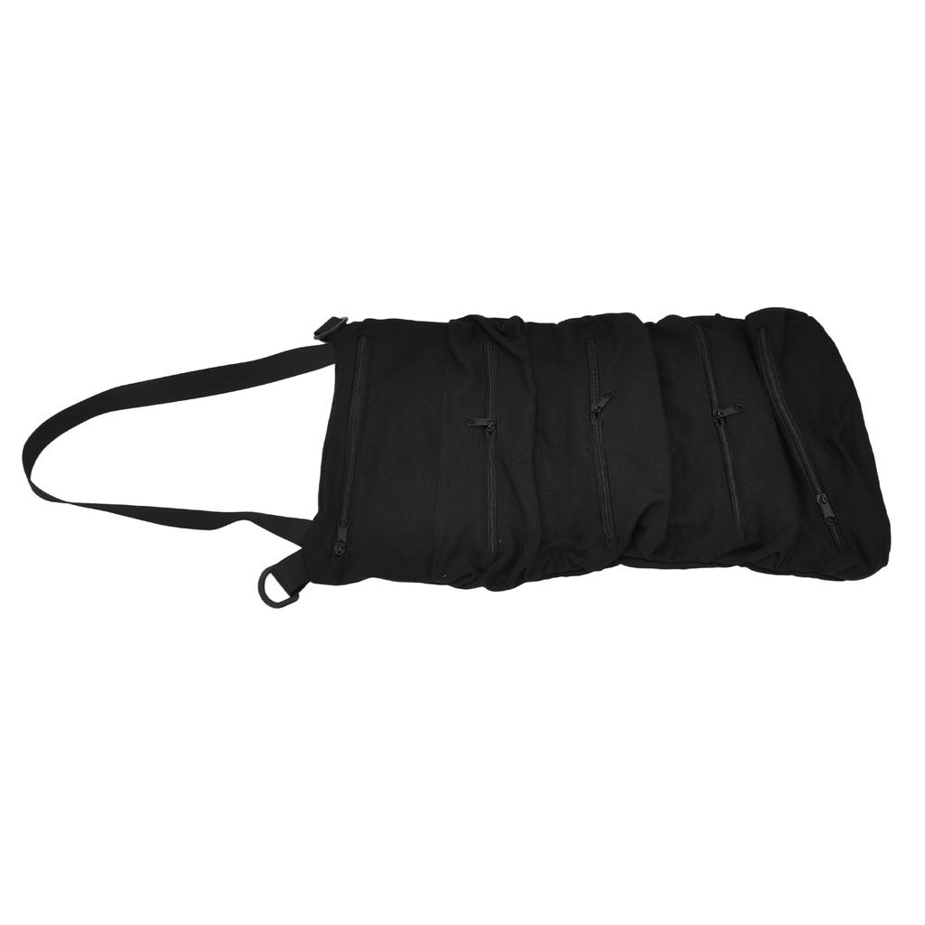Tool Roll Up Bag Durable Oxford Fabric Wide Application Easy Storage Secure Closure Easily